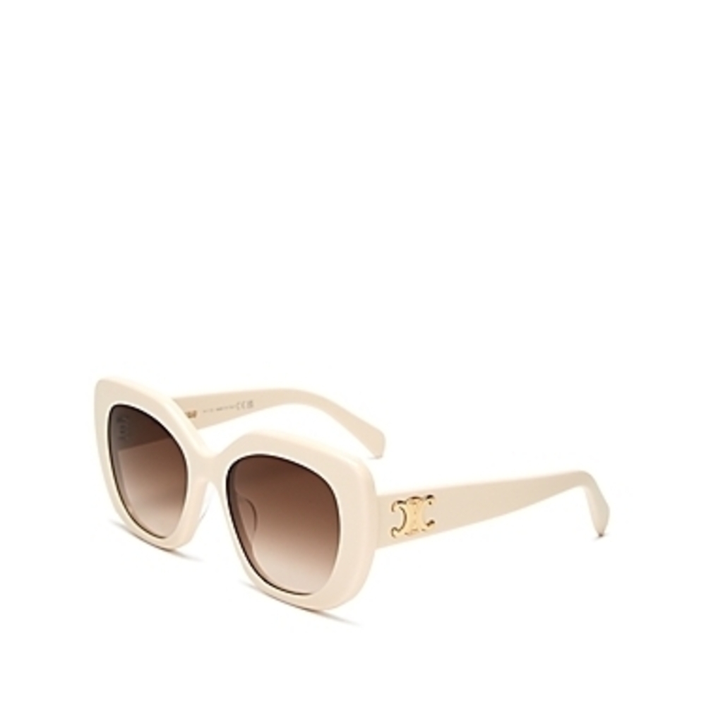 Celine CL40226U Sunglasses Ivory Acetate/Metal